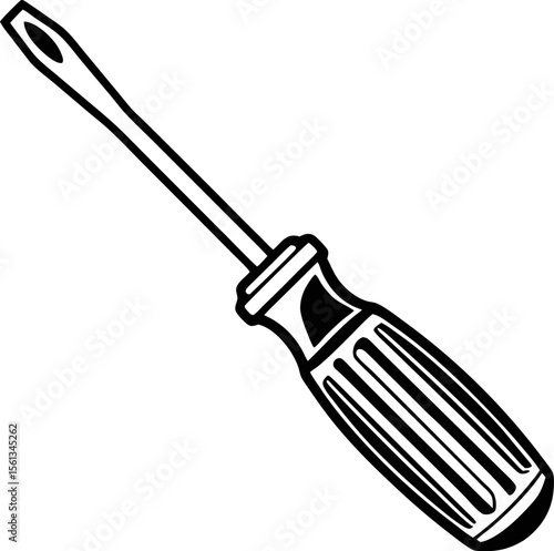 screwdriver vector illustration