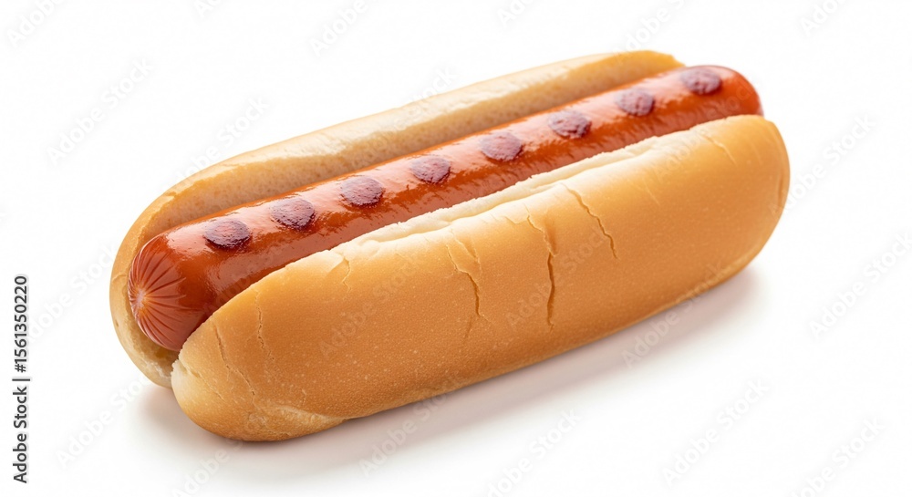 Hot dog on white background isolated Hot dog on white background isolated
