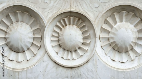 Perfectly symmetrical design with circles