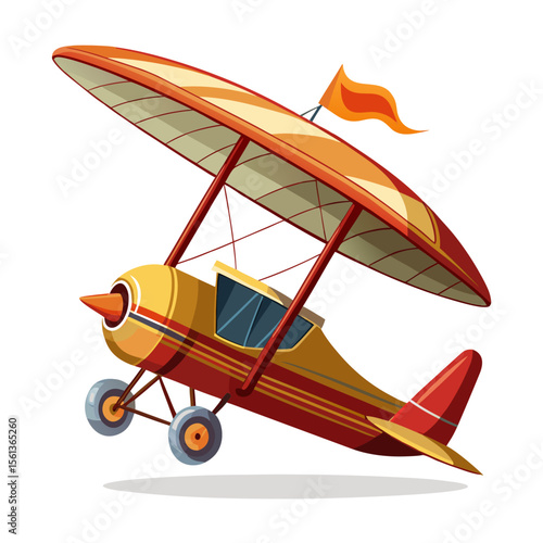 vector illustration of an airplane