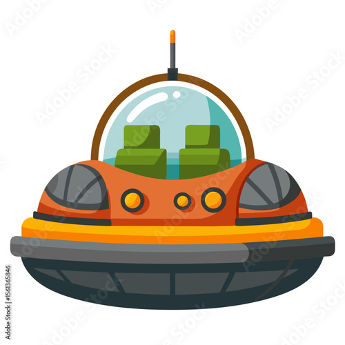 illustration of a cartoon boat