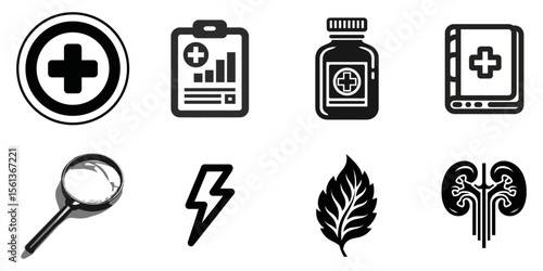 Medical Icons Collection for Healthcare and Wellness Designs