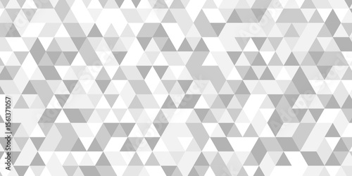 Overlap random vector element modern overlay diamond triangle mosaic paper white and gray low polygon web brochure layer space texture background.	