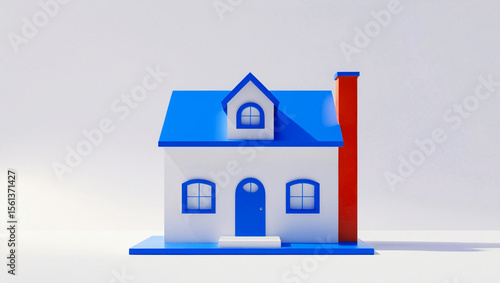 Wallpaper Mural house icon on white background Torontodigital.ca