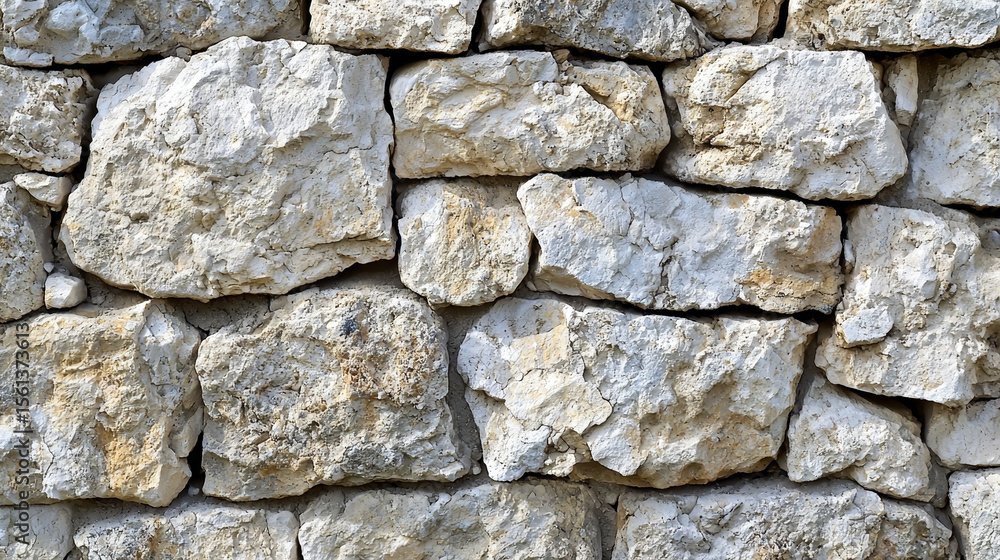 Fototapeta premium Seamless light limestone surface with natural grain and subtle stone texture