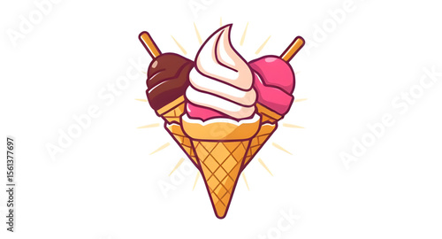 ice cream cone vector, ice cream icon design, frozen treat clipart, cone dessert vector, ice cream graphic design, sweet cone symbol, ice cream outline art, dessert flat icon, food icon vector, waffle