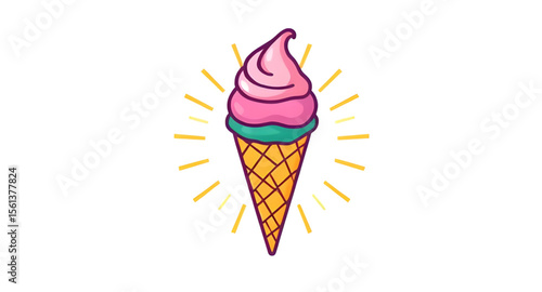 ice cream cone icon, dessert icon, sweet treat symbol, waffle cone graphic, frozen dessert illustration, scoop ice cream clipart, summer treat icon, cold dessert symbol, creamy ice cream vector, cone 