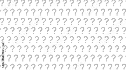 はてなマーク　背景　疑問符　白　グレー