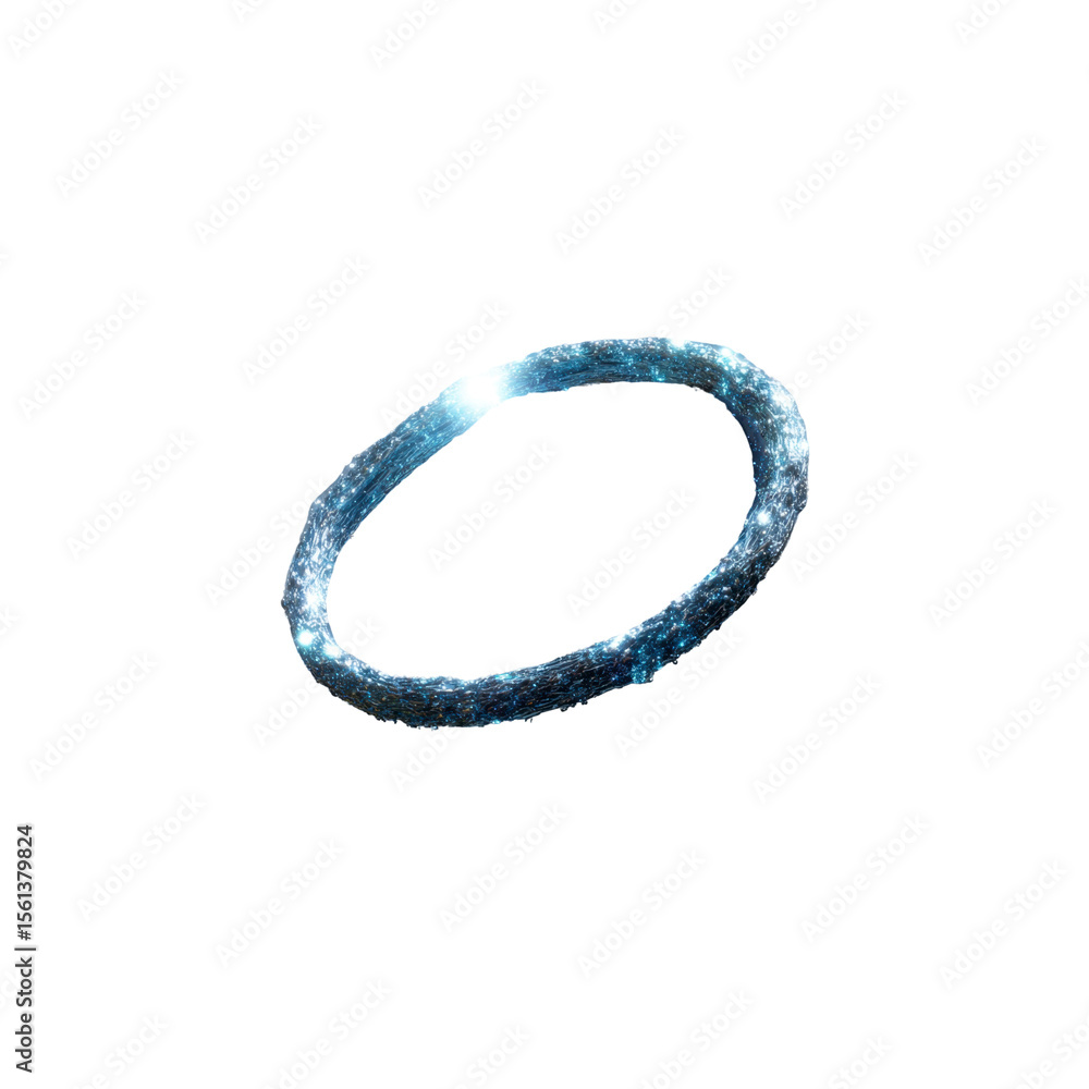 Glowing Celestial Ring Abstract Energy Orb Glowing Celestial Ring Abstract Energy Orb