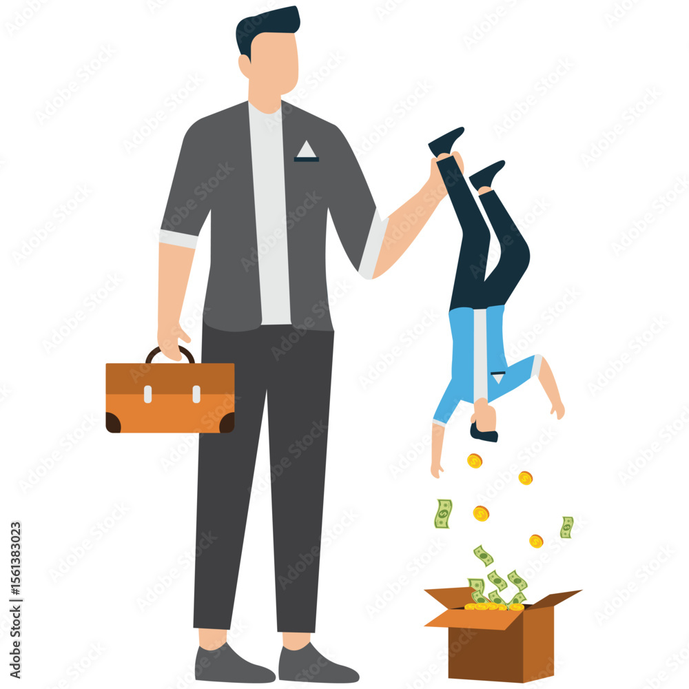 Greedy Businessmen Exploiting Customers Greedy Businessmen Exploiting Customers
