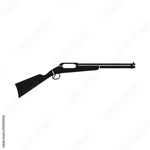 assault rifle vector illustration