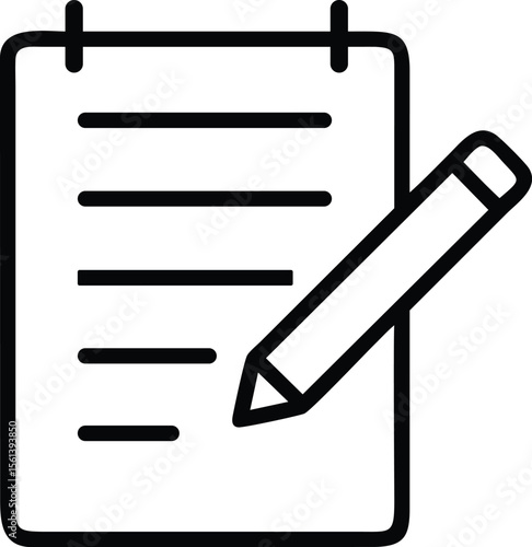 Writing pad icon