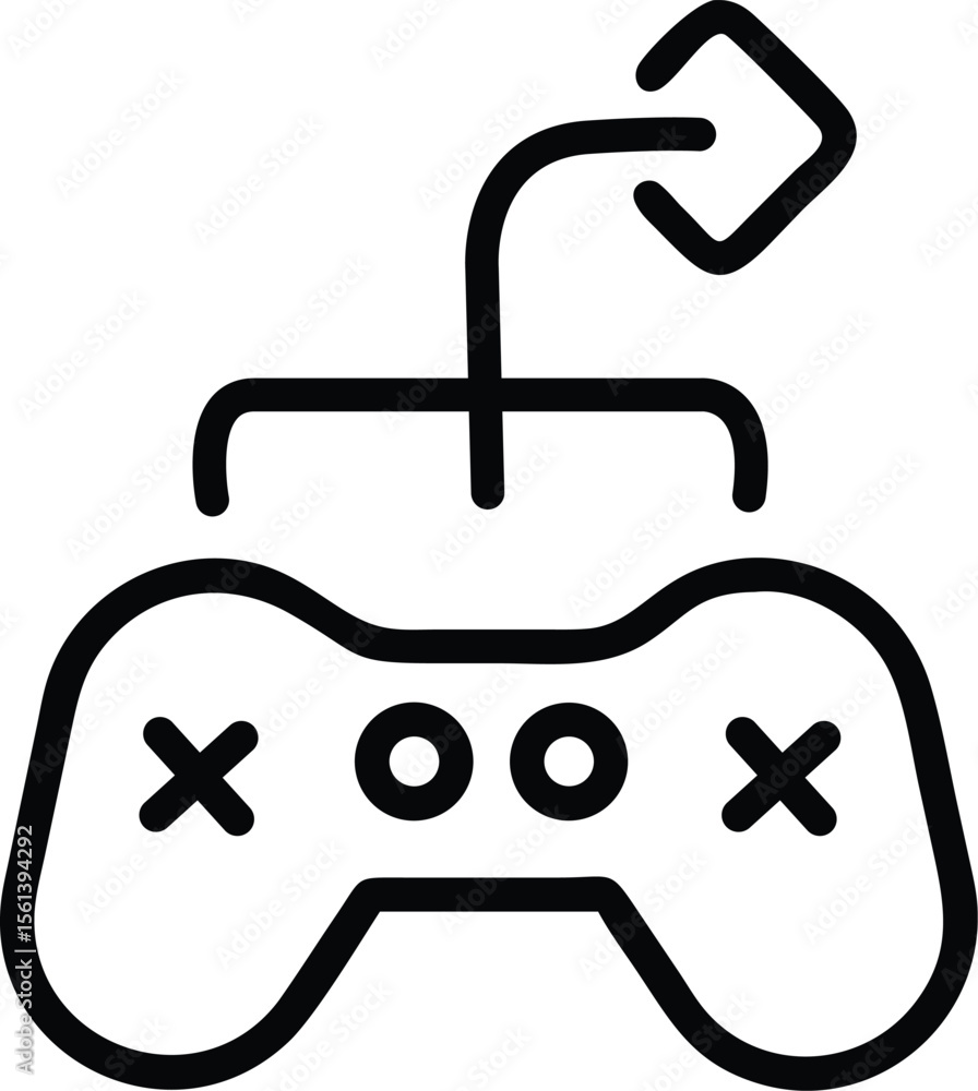 Obraz premium Gamification icon