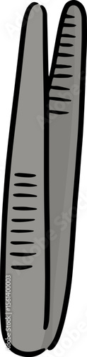 Illustration of forceps
