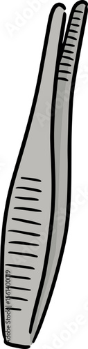Illustration of forceps
