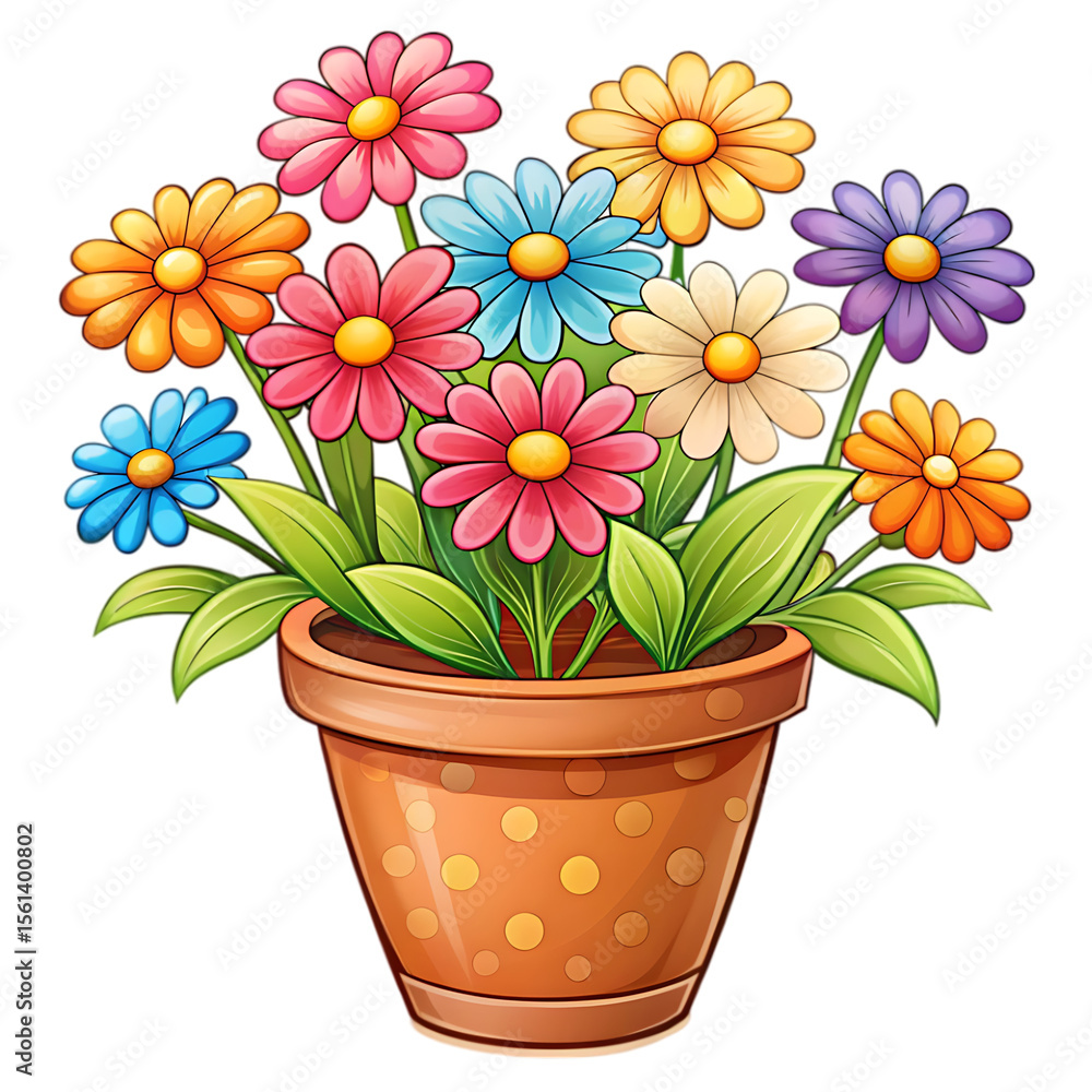 Fototapeta premium flower in pot