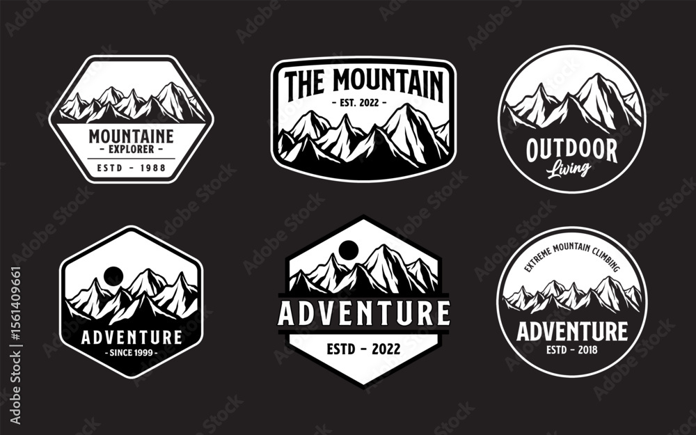 Fototapeta premium set of vintage retro labels