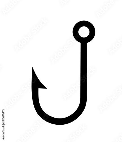 fish hook vector with trendy design