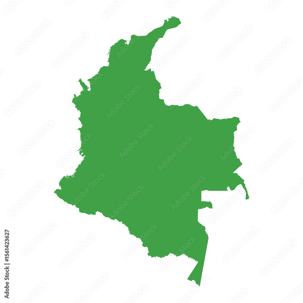 Colombia Map Boundary Colombia Map Boundary