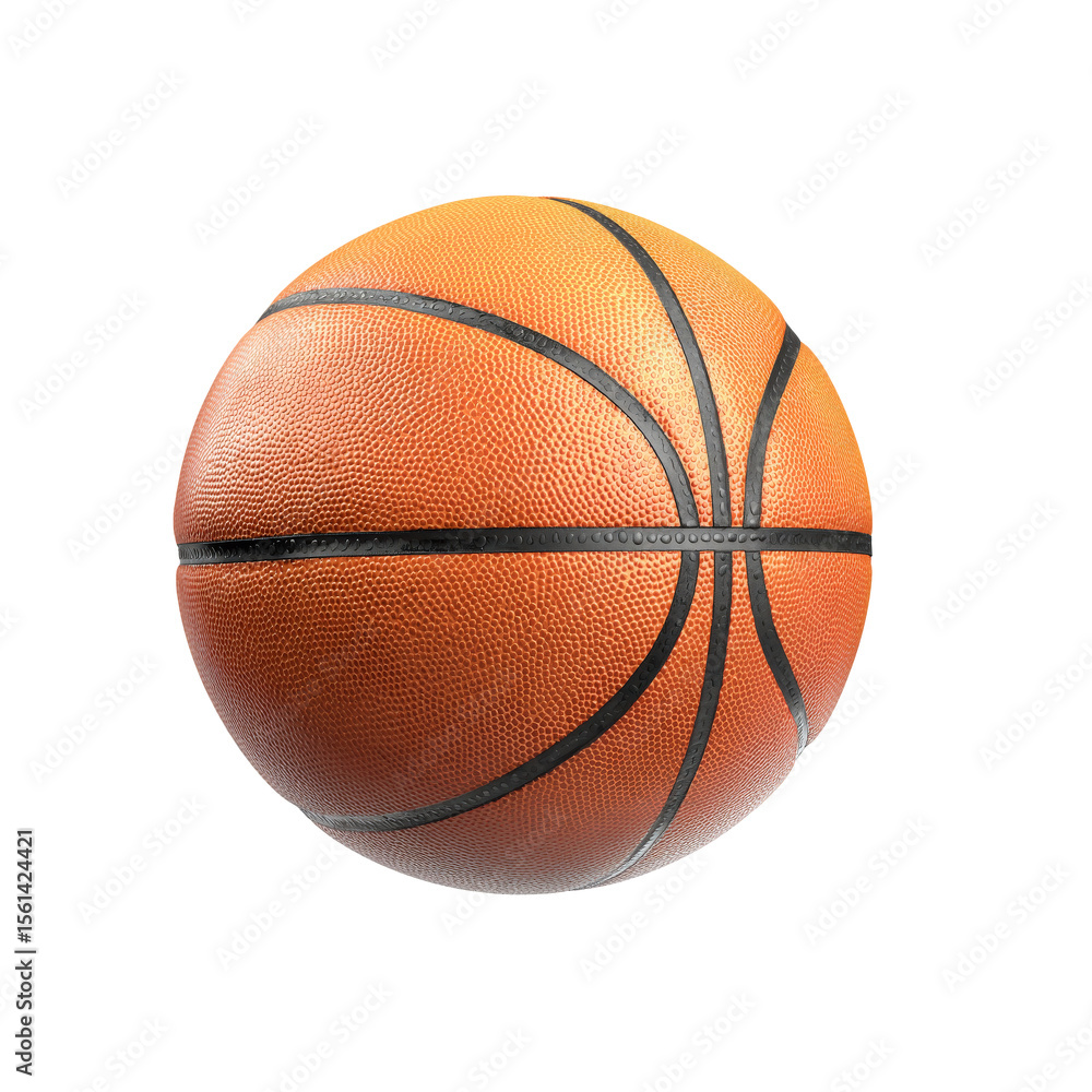 Fototapeta premium Isolated Basketball on Transparent Background