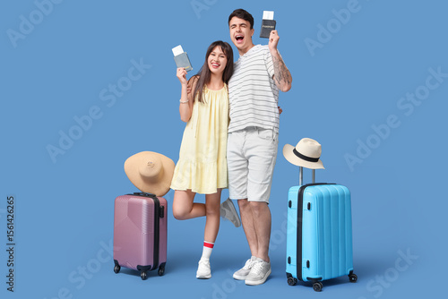 Couple of tourists with pas...