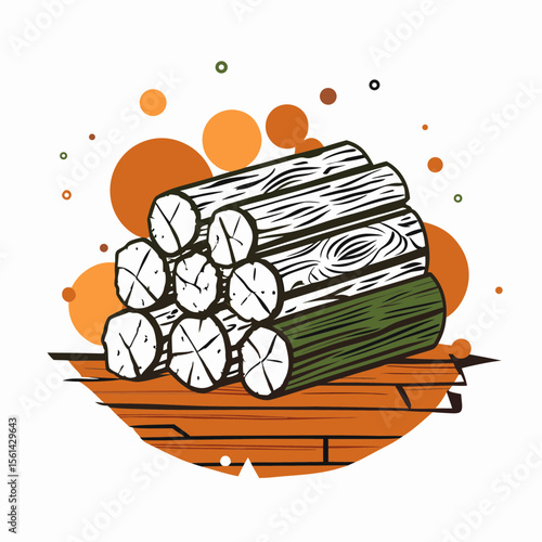 Firewood Bundle for Autumn Equinox, Seasonal Decor, Nature Blogs, Eco-Friendly Ideas, Home Warmth Concepts, and Outdoor Lifestyle Content  