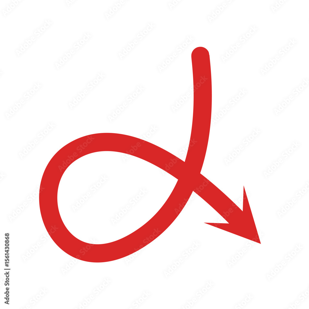 Obraz premium Hand drawn line arrow icon collection. Doodle markers of various curved linear arrows.