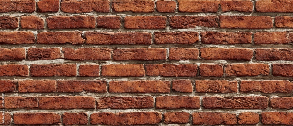 Obraz premium The timeless elegance of a classic red brick wall.