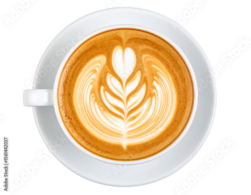 Glass of fresh mango juice with straw isolated on transparent background PNG