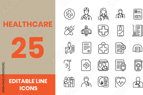 Modern healthcare medical professional team collaboration and patient care abstract graphic