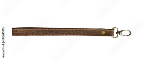 Schilderij op canvas leather hand strap isolated