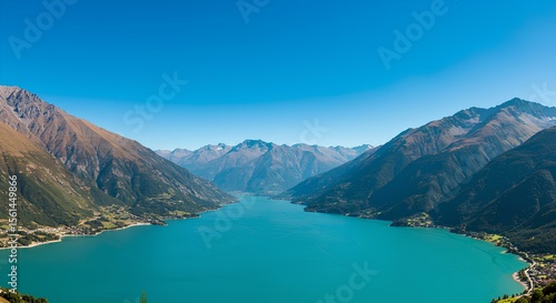 Wallpaper Mural lake in the mountains Torontodigital.ca