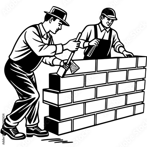 two men at work