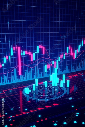 stock market financial graph data visualization investment trading technology analytics