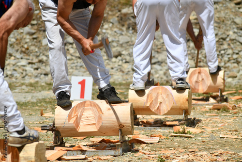 woodchop event celebrating the 150th anniversary