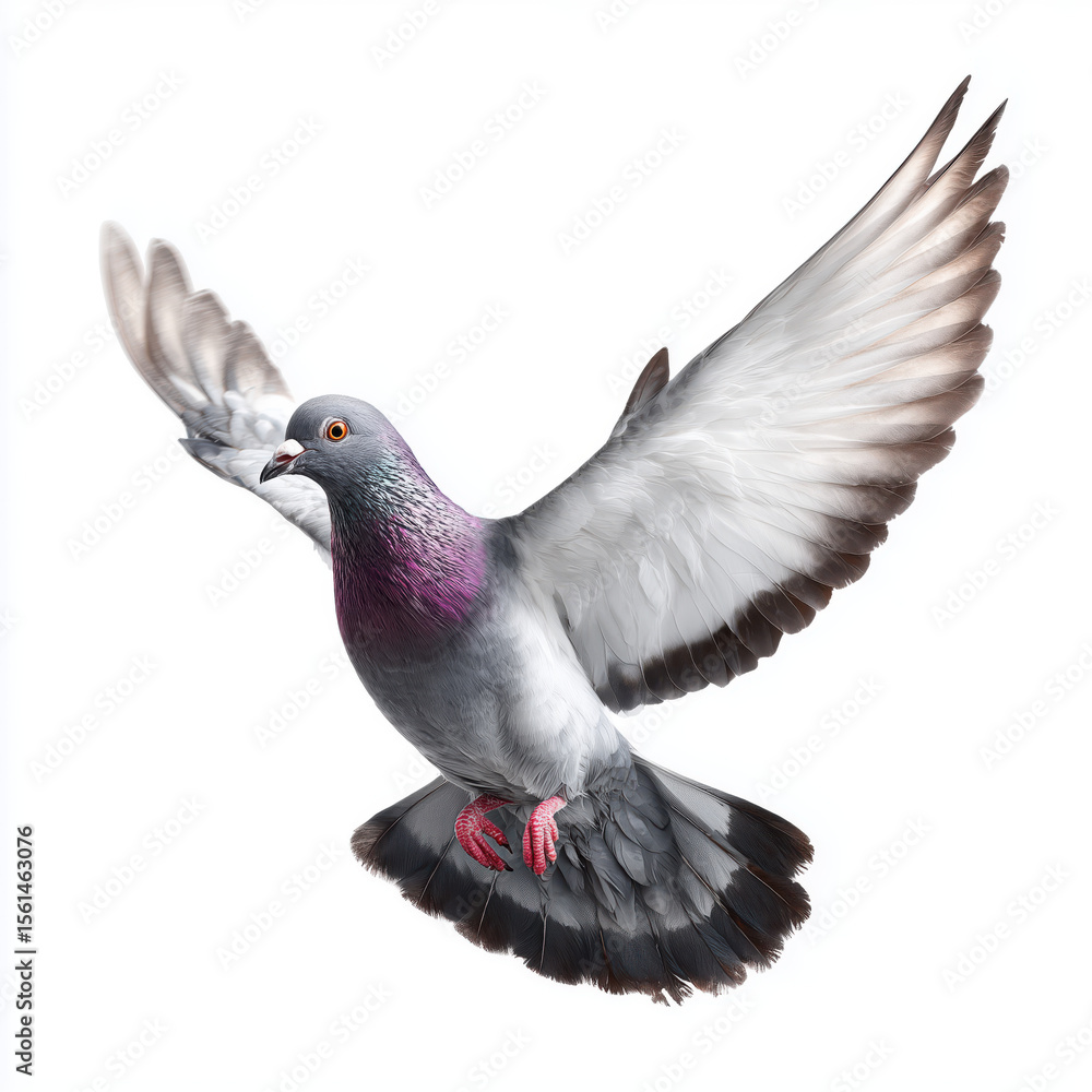 Pigeon in Flight - A Majestic Bird , PNG isolated cut out image Pigeon in Flight - A Majestic Bird , PNG isolated cut out image