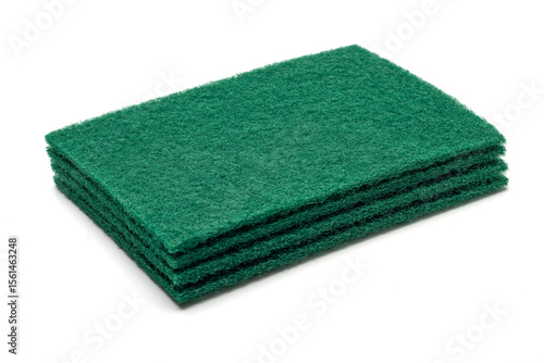 Konstfotografi Green sponge, scouring pad or scrubbing pad