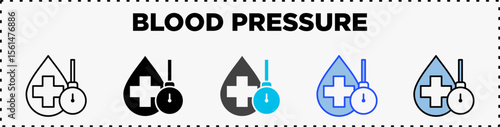 Remote Health Icon Set Line Glyph