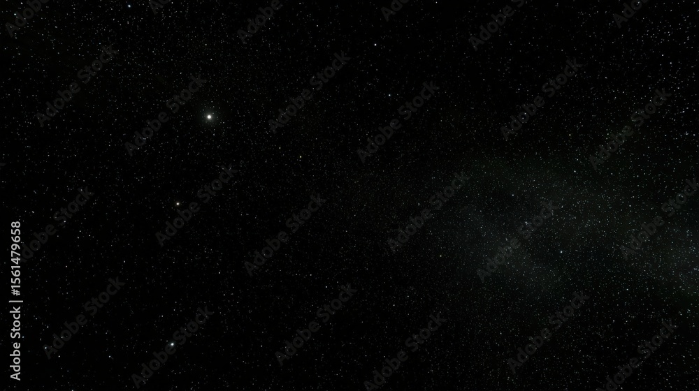 Fototapeta premium Expansive night sky with countless stars and a bright celestial object phenomenon.