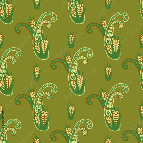 elegant paisley pattern for wallpaper background and textile beautiful paisley originated in persia and paisley is popular in Iran india scotland this paisley design is good for dress shawl scarf rida