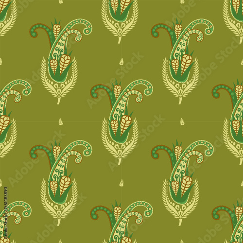 elegant paisley pattern for wallpaper background and textile beautiful paisley originated in persia and paisley is popular in Iran india scotland this paisley design is good for dress shawl scarf rida