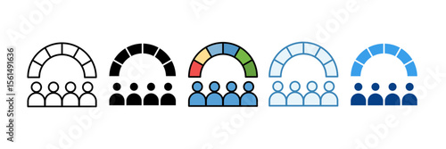 Organization Sdgs  Icon Set Multiple Style Collection