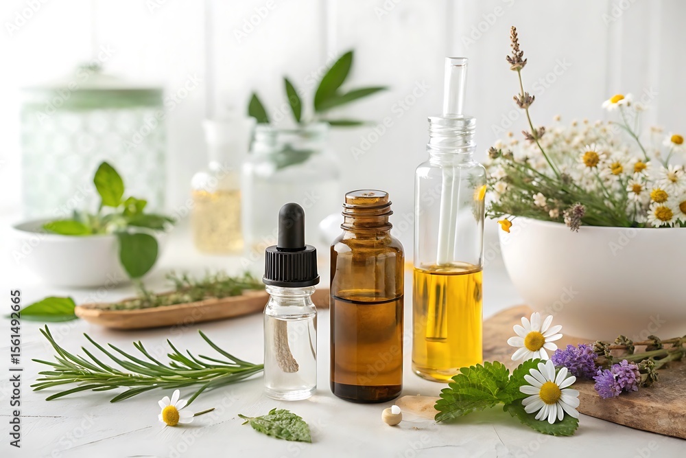 Essential oils and herbs for natural wellness amber bottles clear bottle Essential oils and herbs for natural wellness amber bottles clear bottle