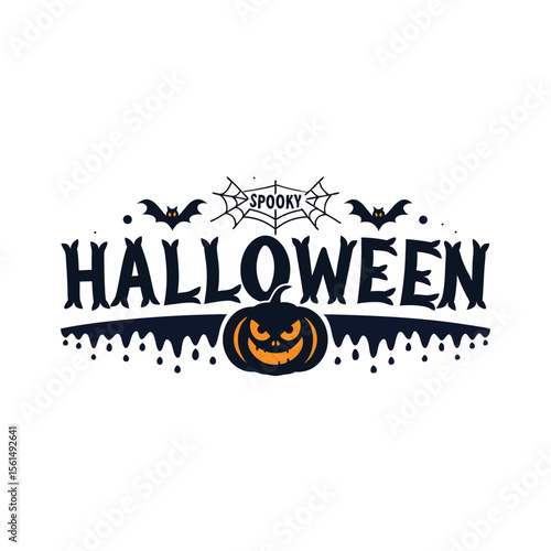 Happy Halloween party  emblem 1+ Million Halloween Vector    Art, Icons,  banner and Graphics for