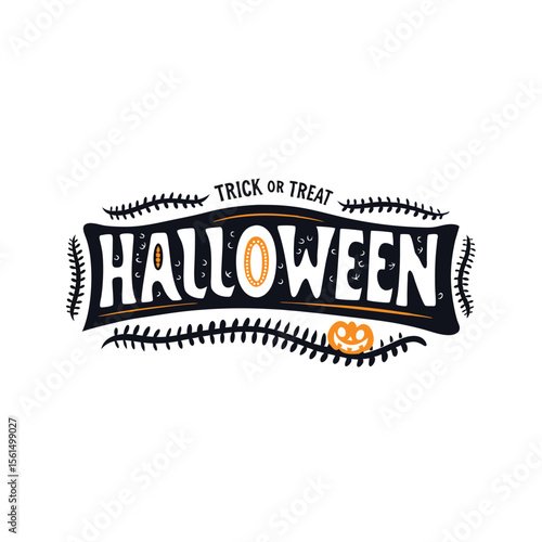 Happy Halloween party  emblem 1+ Million Halloween Vector    Art, Icons,  banner and Graphics for