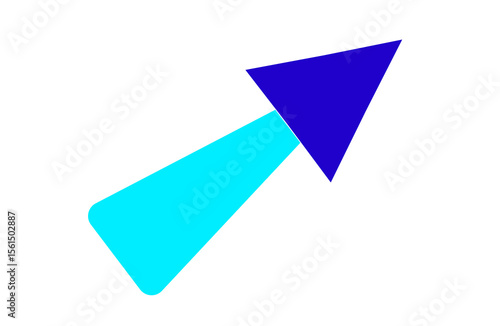 Arrow colorful direction