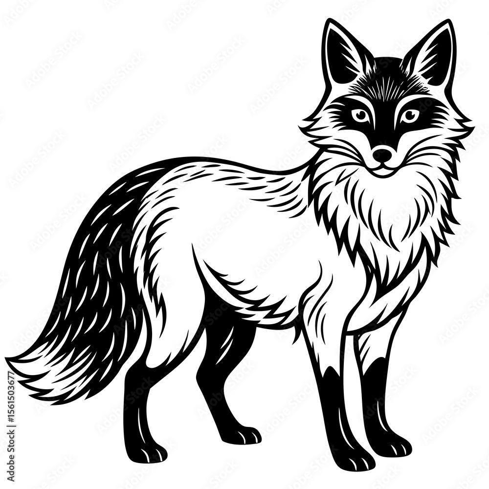 vector illustration of fox vector illustration of fox