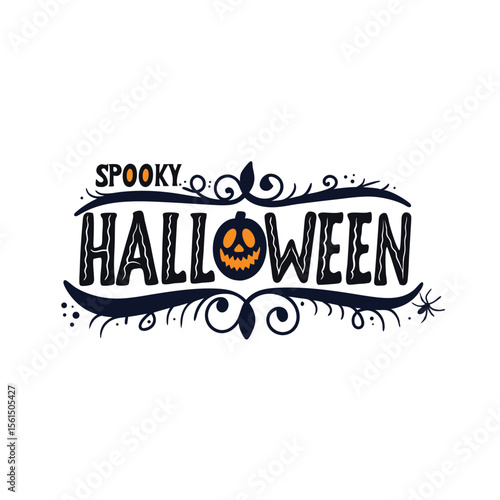 Happy Halloween party  emblem 1+ Million Halloween Vector    Art, Icons,  banner and Graphics for