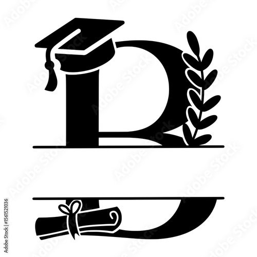 Teacher School Split Alphabet for personalised name