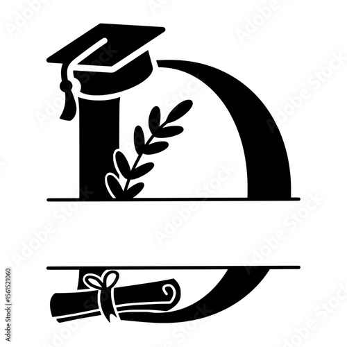 Teacher School Split Alphabet for personalised name